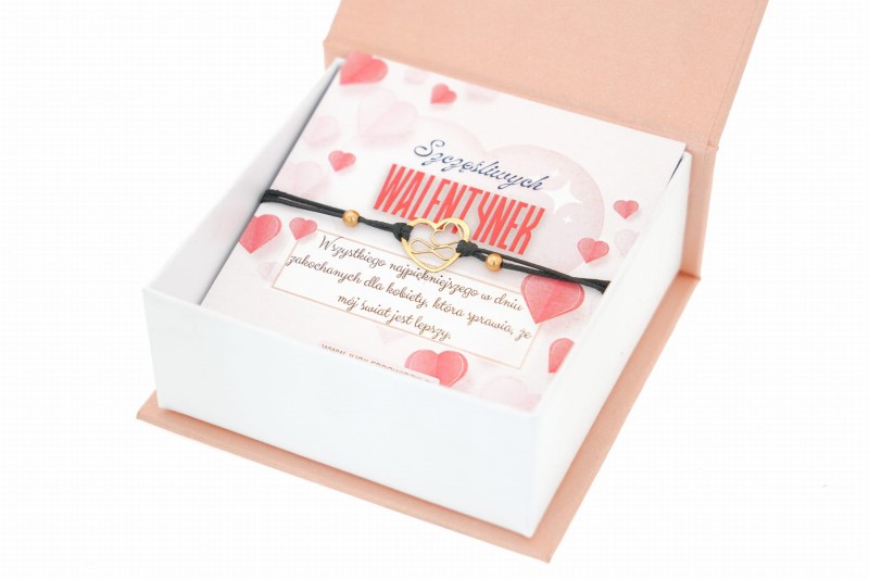 Bransoletka na walentynki Serce z nieskończonością.jpg