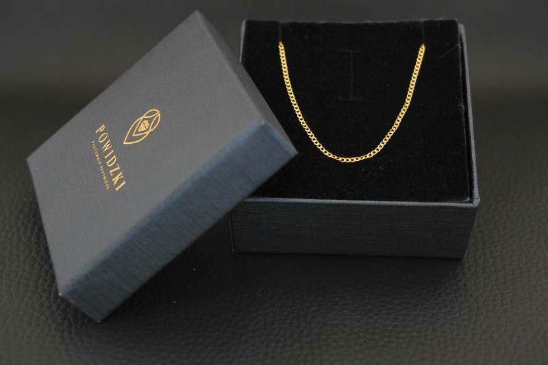 Złoty łańcuszek pod zawieszkę pancerka.jpg