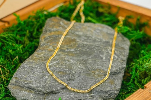 Złoty Łańcuszek Lisi Ogon 45cm 2.15g 585