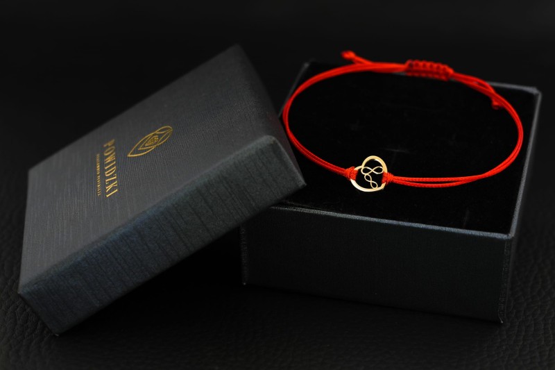 Biżuteria złota bransoletka walentynki.jpg