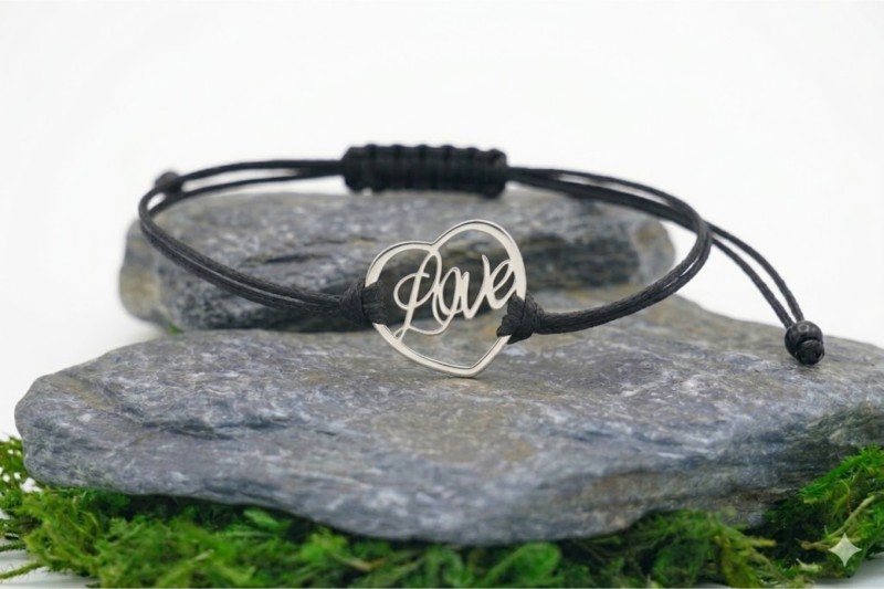 miniatura allegro bransoletka srebrna love.jpg