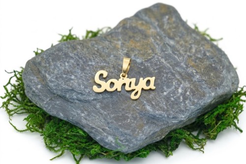 Złota Zawieszka Imię Sonya