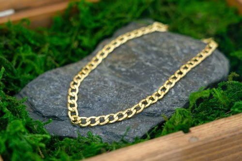 Złoty Łańcuszek Pancerka 50cm 5.27g 585