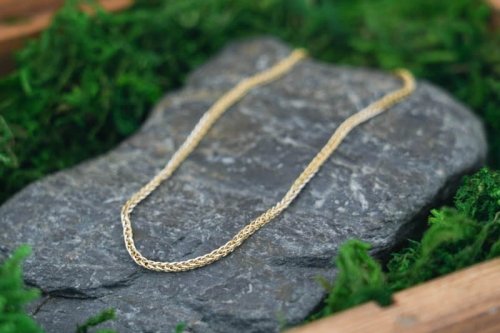 Złoty Łańcuszek Lisi Ogon 45cm 2.3g 585