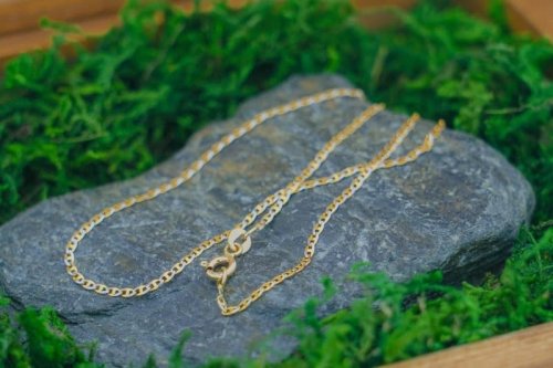 Złoty Łańcuszek Splot Gucci – Diamentowany Blask 50cm 2,05g 585