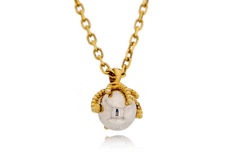 Łańcuszek złoty  z zawieszką