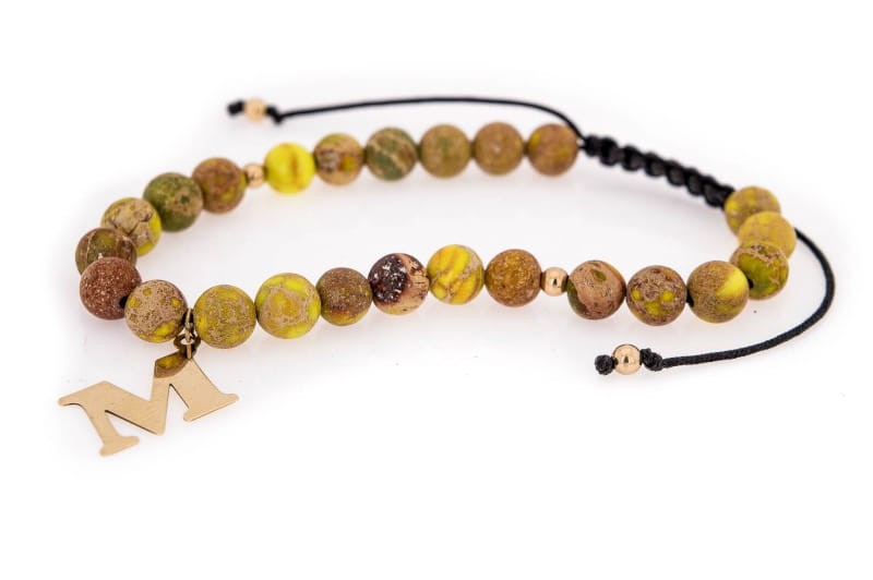 Branosletka z Jaspisu Złota Literka i Kamienie.jpg