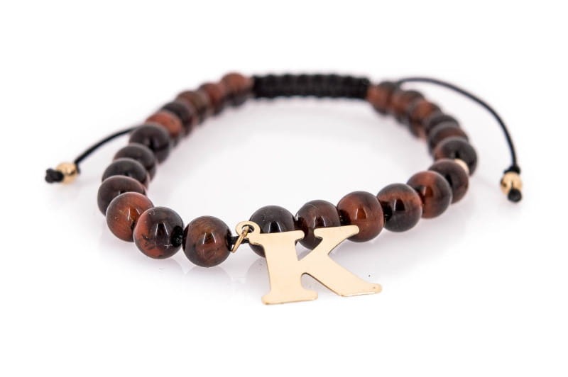 Bransoletka ze złota i naturalnych kamieni Bawole Oko.jpg