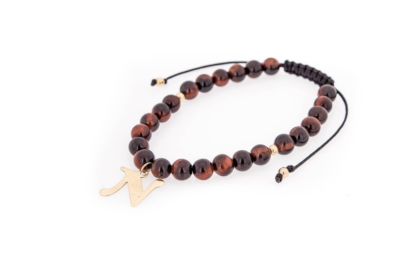 Literki na bransoletkach z kamieniami naturalnymi.jpg