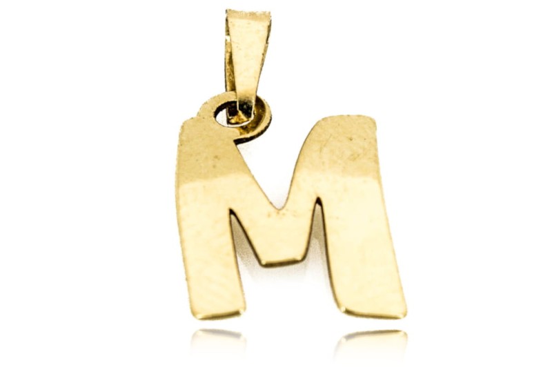 Zawieszka złota litera M.jpg