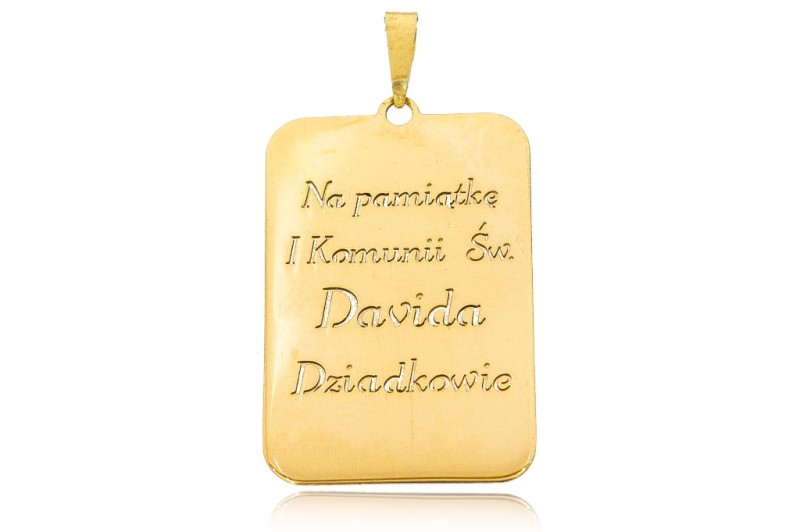 na pamiątkę chrztu świętego ze złota.jpg