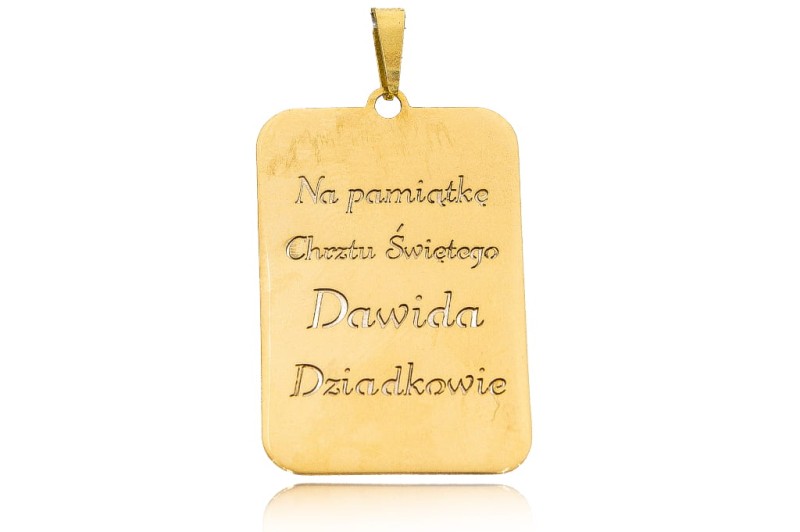Pamiątka ze złota z okazji Chrztu Świętego.jpg