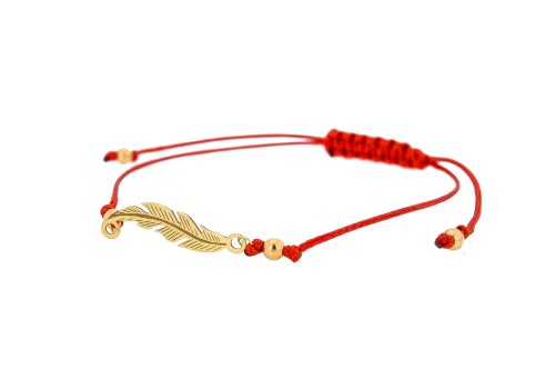 Bransoletka Złote Pióro (Różne Kolory)