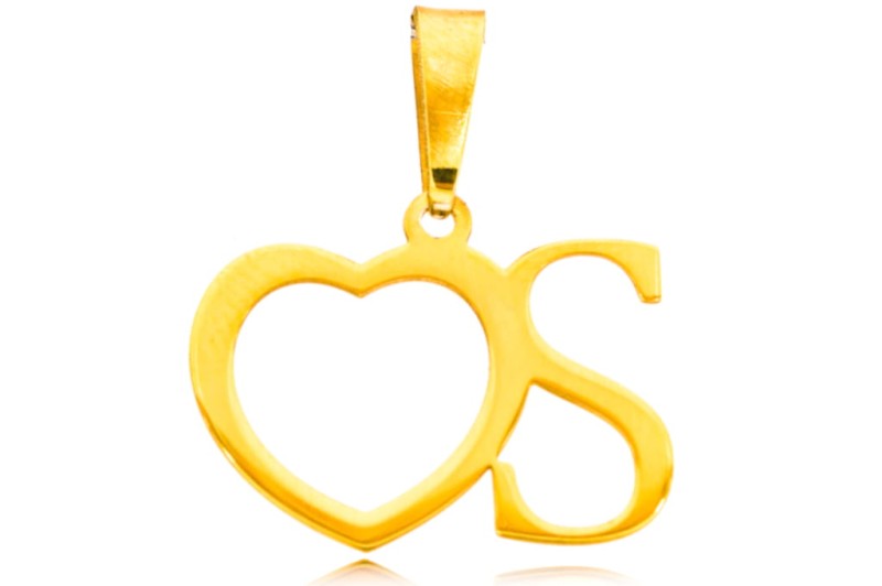 złota zawieszka litera S.jpg