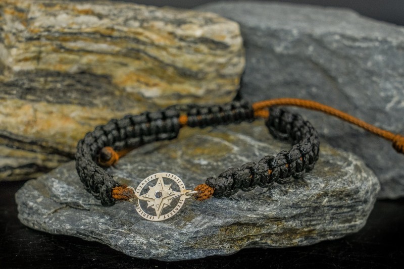 Róża wiatrów i runy odyna bransoletka męska.jpg