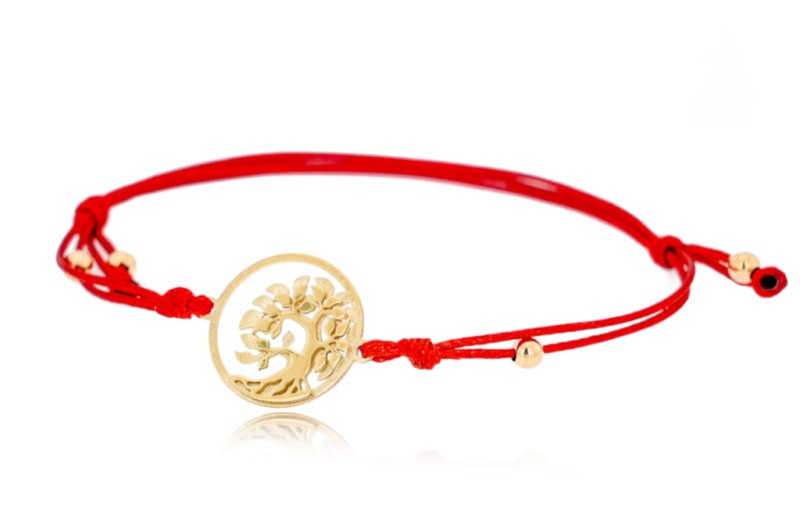 drzewko szczęścia bransoletka na sznurku czerwonym.jpg