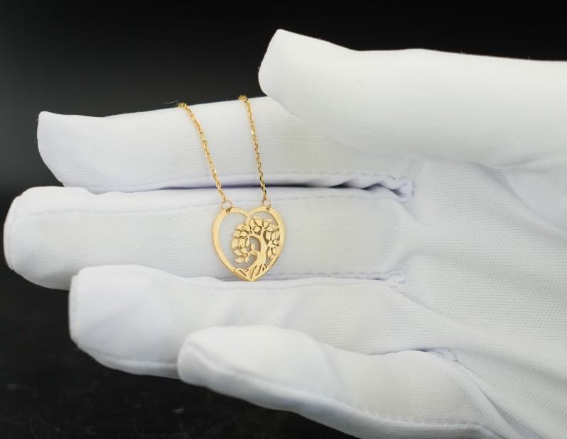 drzewko szczęścia naszyjnik ze złota serce.jpg