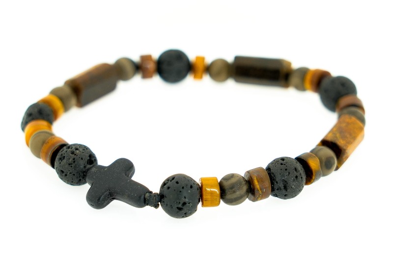 bransoletka męska krzyż naturalne kamienie.jpg