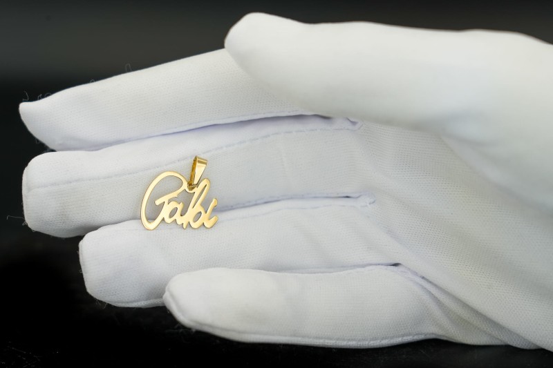 Gabriela imię ze złota wisior zawieszka wisiorek Gabi.jpg