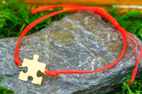 Złota Bransoletka Puzzel