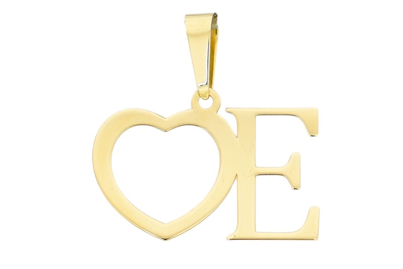 Wisiorek złota lieterka E z Sercem.jpg