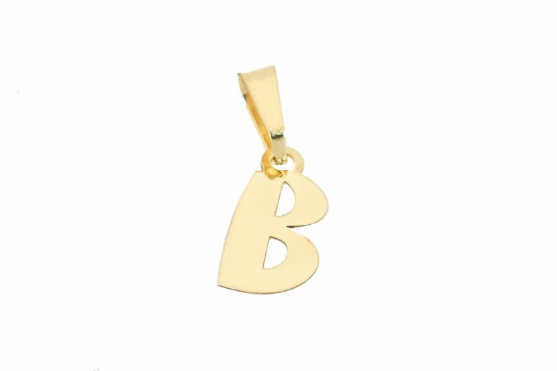 Złota literka B Litera Alfabetu.jpg