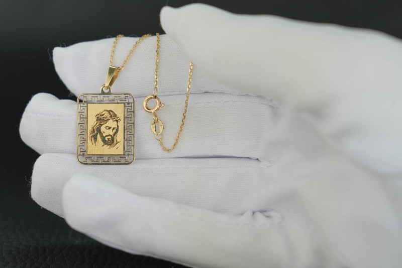 Jezus w sercu – złoty komplet próby 585.jpg